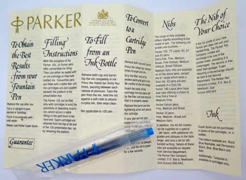 PARKER 45 FLIGHTER FOUNTAIN PEN