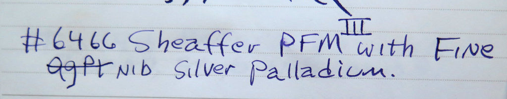 SHEAFFER PFM I IN BURGUNDY