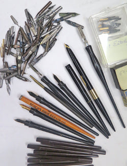 Dipper Pens + Nibs, Lot