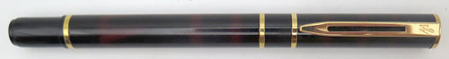 WATERMAN'S LAUREAT I FOUNTAIN PEN in DEEP RED MARBEL