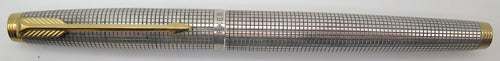 PARKER 75 FOUNAIN PEN STERLING SILVER CISELE PATTERN