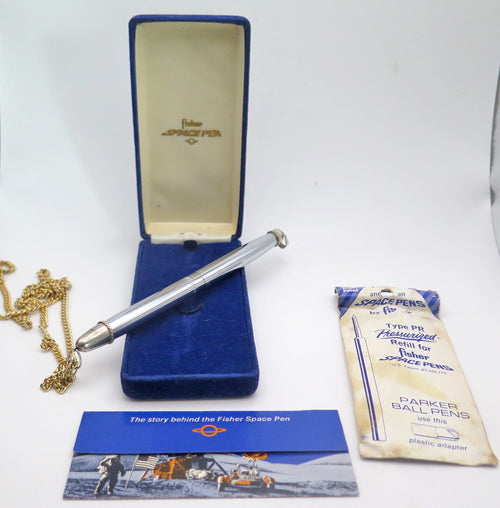 FISHER SPACE PEN in Chrome w/ CHAIN