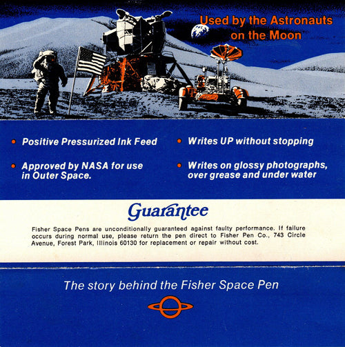 FISHER SPACE PEN in Chrome w/ CHAIN