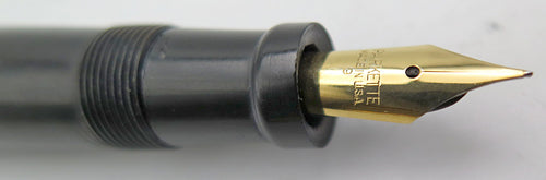 PARKER DUOFOLD JUNIOR FLAT TOP IN BLACK