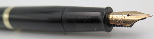 SHEAFFER DESK SET WITH ONYX BASE