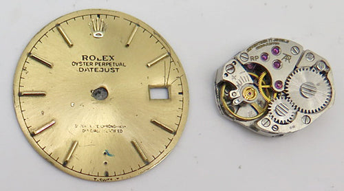 ROLEX WATCH FACE + PARTIAL INNER WORKS