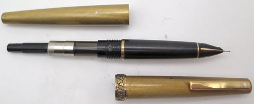 LADY SHEAFFER FOUNTAIN PEN IN METALIC GOLD