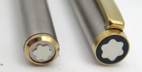 MONTBLANC NOBLESE FOUNTAIN PEN IN BRUSHED STAINLESS