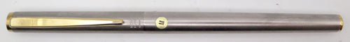 MONTBLANC NOBLESE FOUNTAIN PEN IN BRUSHED STAINLESS STEEL
