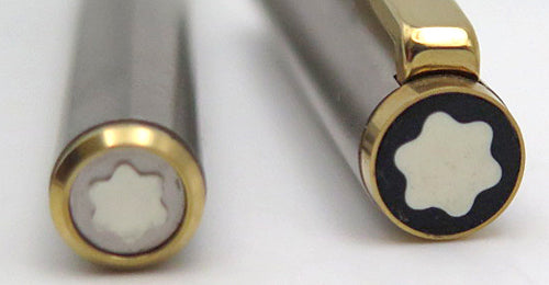 MONTBLANC NOBLESE FOUNTAIN PEN IN BRUSHED STAINLESS STEEL