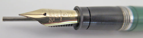 SHEAFFER ADMIRAL SNORKEL IN PASTEL GREEN