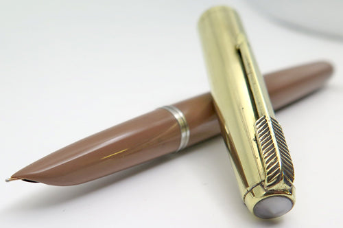 KULLOCK / PARKER AEROMETRIC 51 FOUNTAIN PEN IN COCO