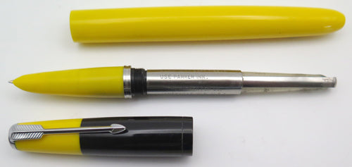KULLOCK / PARKER 51 IN MANDARIN YELLOW & BLACK