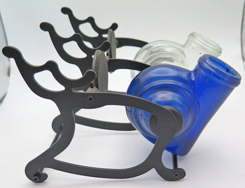 LEVENGER DOUBLE REVOLVING SNAIL INKWELL & PEN STAND