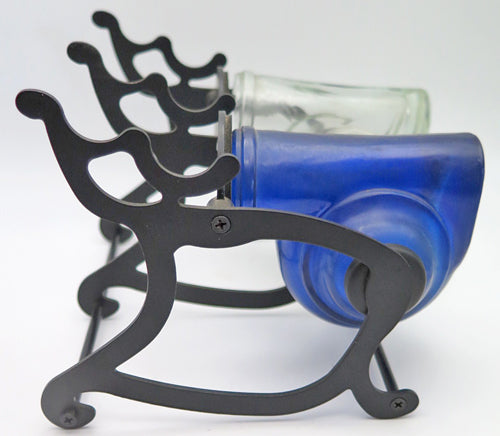 LEVENGER DOUBLE REVOLVING SNAIL INKWELL & PEN STAND