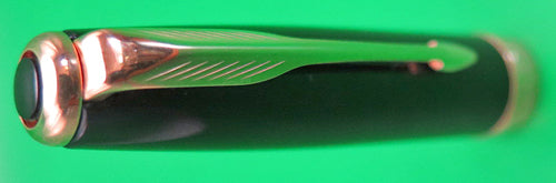 PARKER INSIGNIA ROLLER BALL IN BLACK PLASTIC