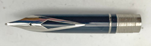 Sheaffer Targa Slim Nib Assembly in Black w/ Steel Trim