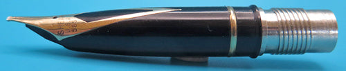 Sheaffer Targa Nib Assembly in Black w/ 14k Trim