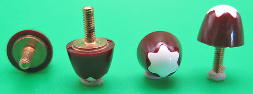 Montblanc 163, 164, 165 Snow Cap in Burgundy