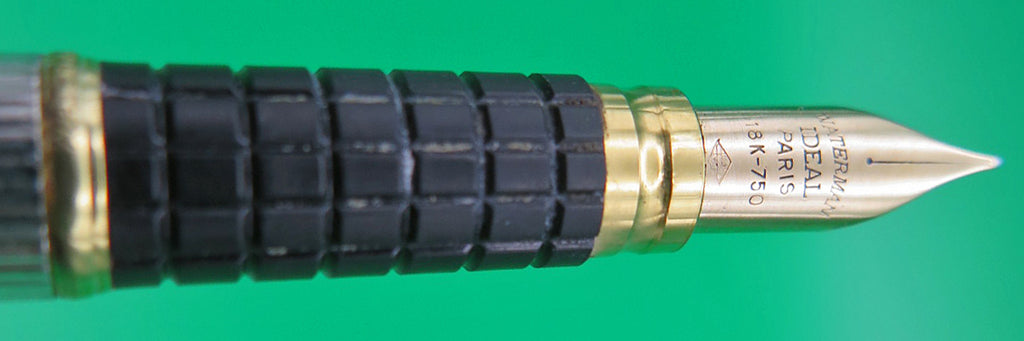 Waterman's Exclusive Fountain Pen in Silver Plated Stripe, Medium