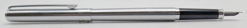 SAILOR CHALANA FOUNTAIN PEN AND PENCIL SET IN BRUSHED STEEL