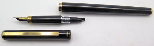 SAILOR ULTRA SLIM CHALANA FOUNTAIN PEN IN BLACK LACQUER