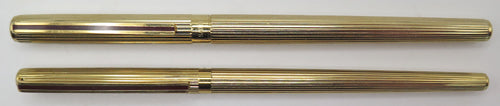 SAILOR CHALANA FOUNTAIN PEN + BALLPOINT SET IN GOLD STRIPE