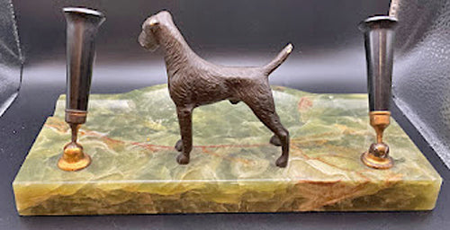 Onoto Desk Set with Dog + Fountain Pens