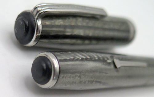 ESTERBROOK J DOUBLE JEWEL FOUNTAIN PEN IN PEARL GRAY