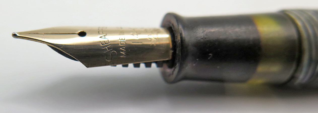 Sheaffer Ringtop Balance in Grey/Red Marble in Extra Fine