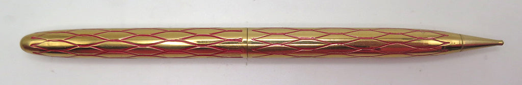 Sheaffer Balance Pencil, Gold Plated with Red Veins