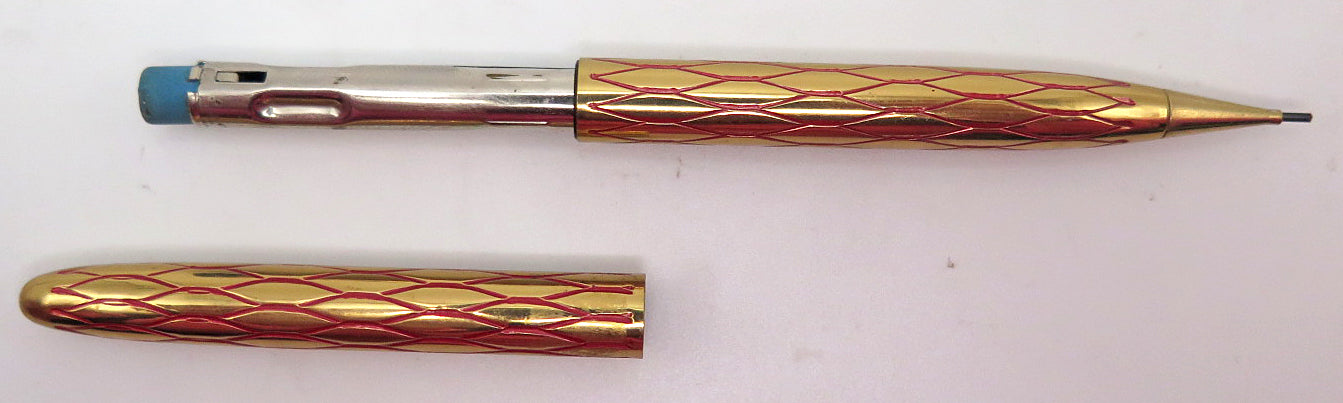 Sheaffer Balance Pencil, Gold Plated with Red Veins