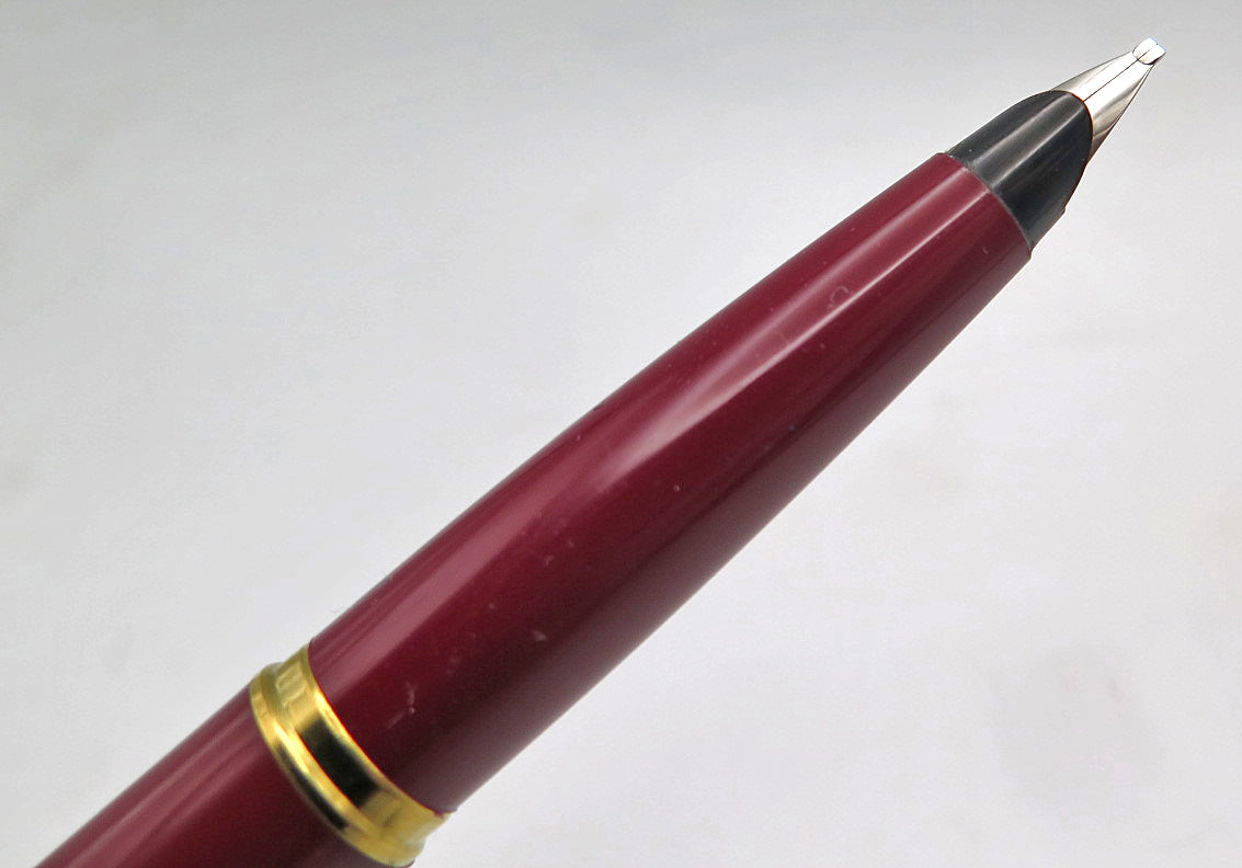 Parker 45 Fountain Pen in Burgundy with Stub Nib