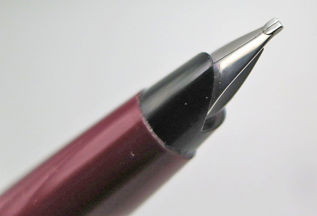Parker 45 Fountain Pen in Burgundy with Stub Nib