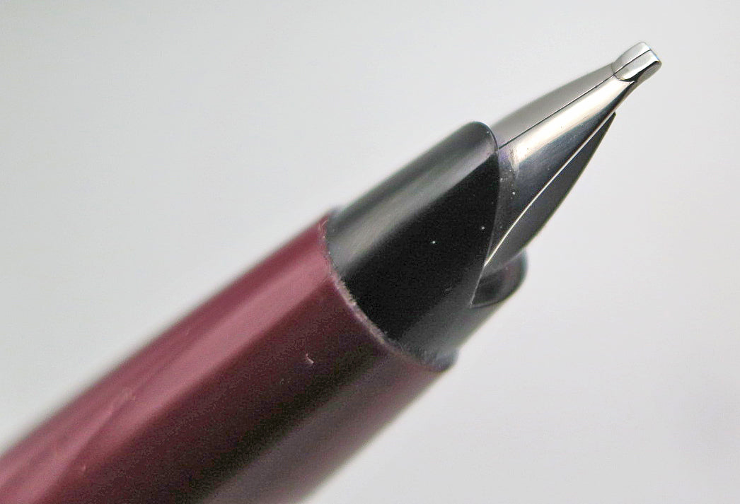Parker 45 Fountain Pen in Burgundy with Stub Nib
