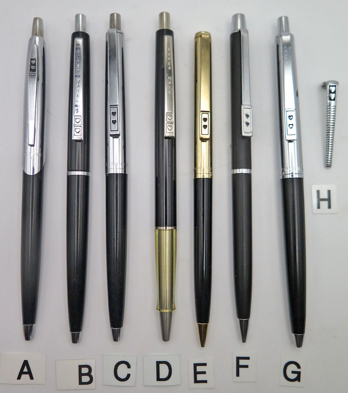 Papermate Ballpoints + Pencils in Black