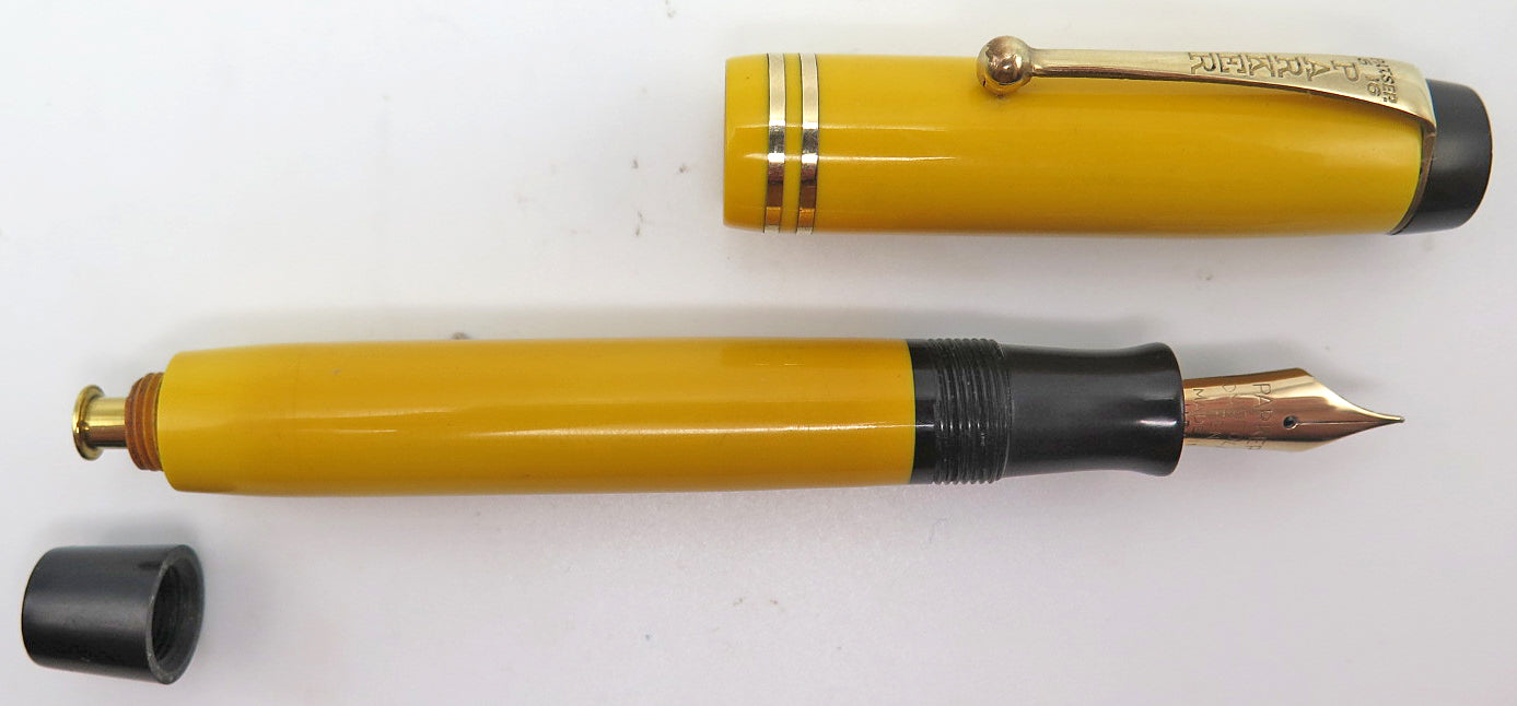 Parker Duofold Junior Fountain Pen in Mandarin, Fine