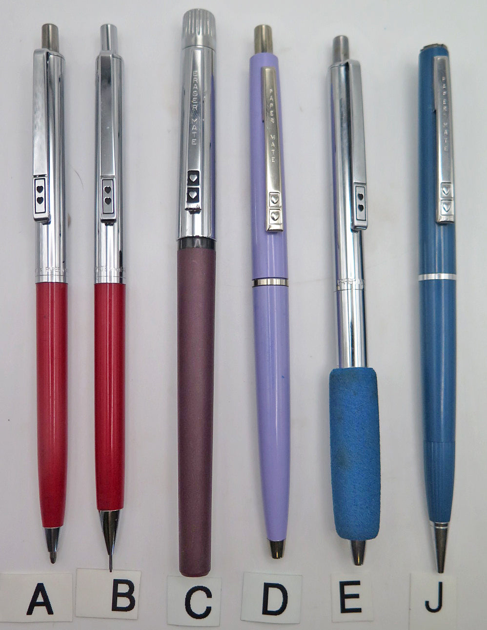 Papermate Ballpoints + Pencils in Various Colors