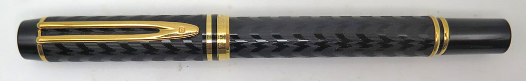 Waterman's Opera Fountain Pen in Black, Left Foot Oblique