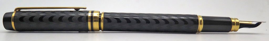 Waterman's Opera Fountain Pen in Black, Left Foot Oblique