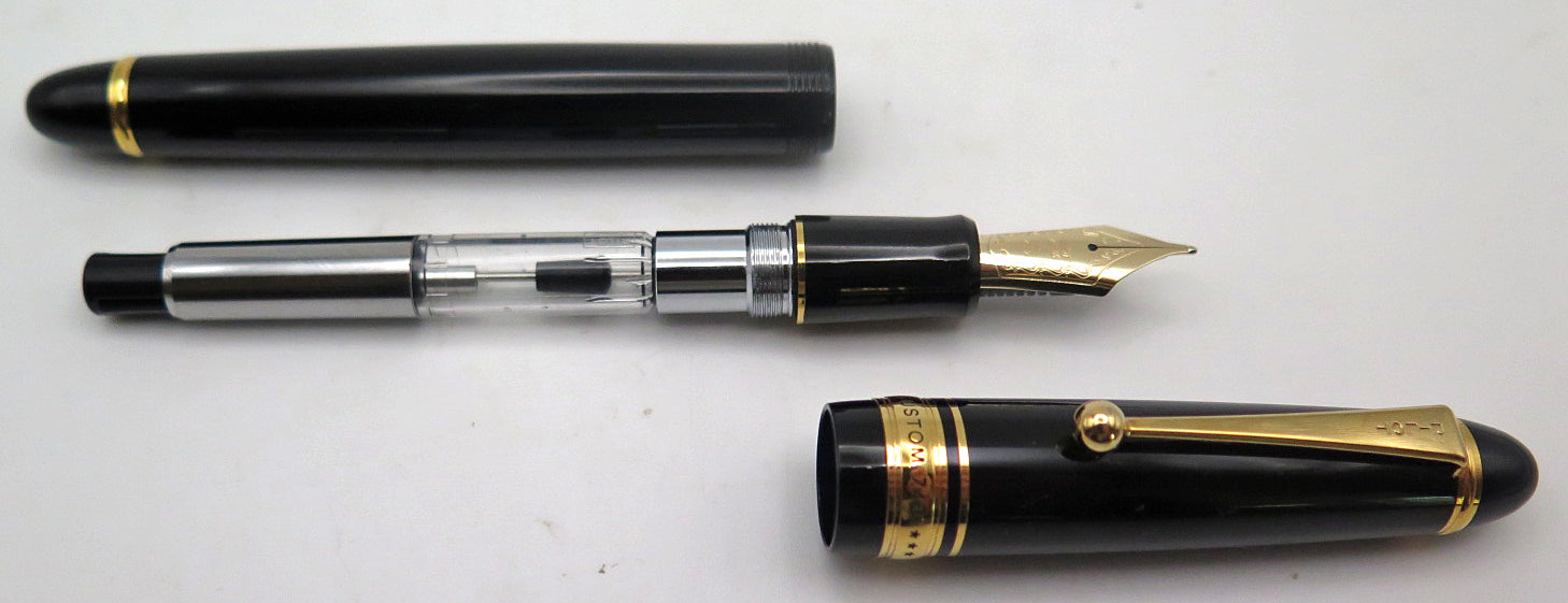 Pilot 743 Fountain Pen in Black, Broad Nib