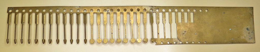 Parker 61 Clip Factory Progression of Stamping Example