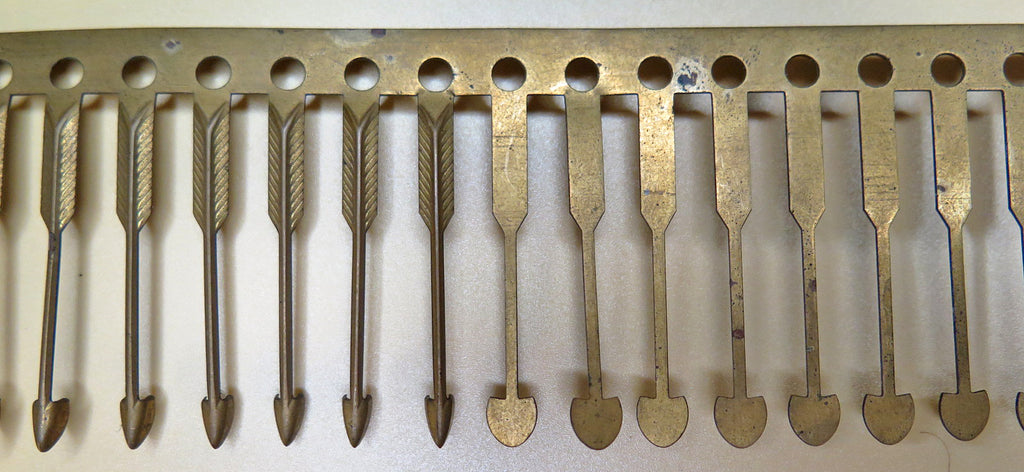 Parker 61 Clip Factory Progression of Stamping Example