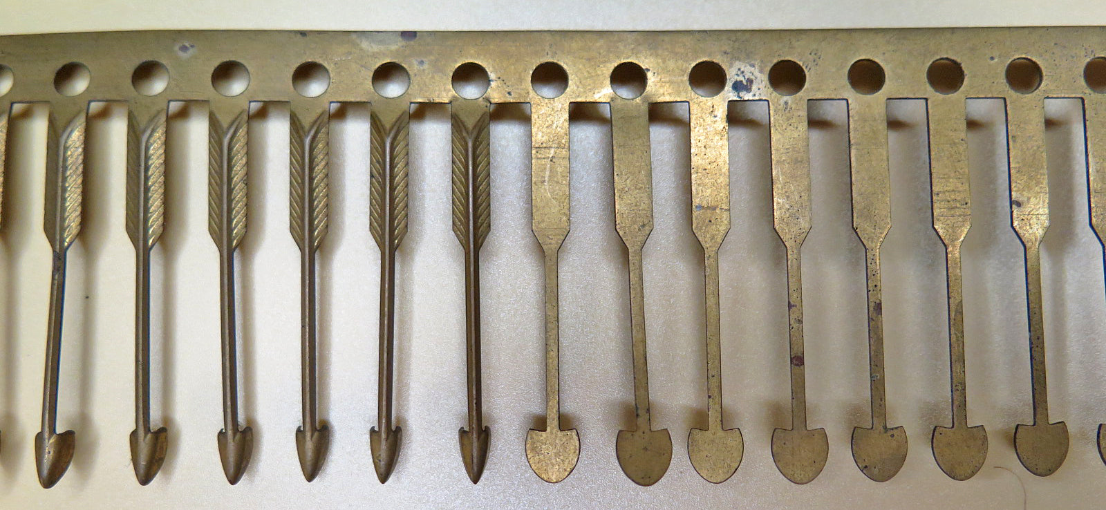 Parker 61 Clip Factory Progression of Stamping Example