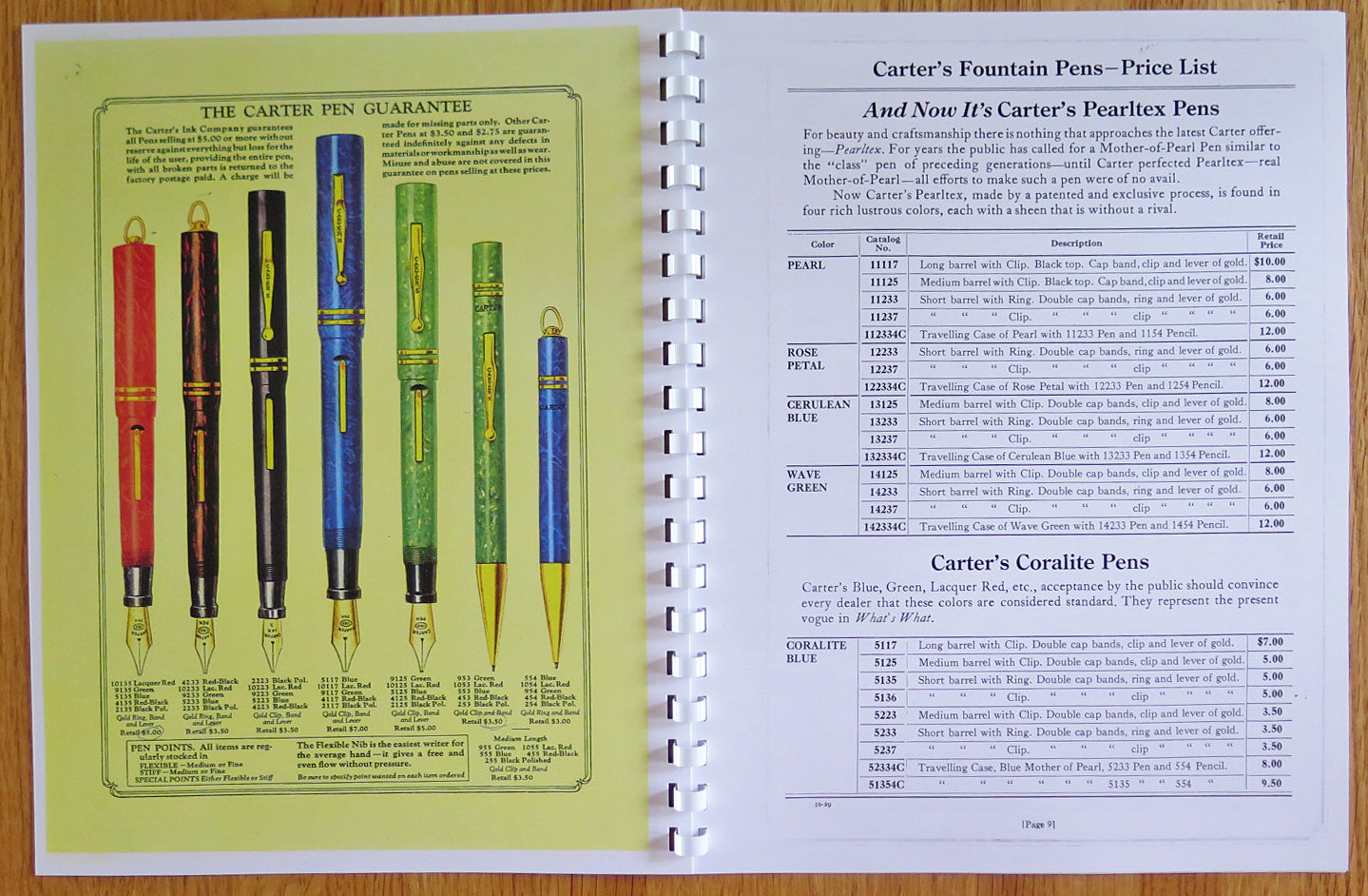 Carter's Fountain Pens Mechanical Pencils Desk Stands
