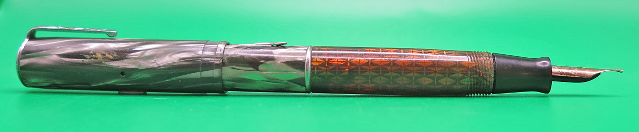 Waterman's Lady Patrician Ink Vue Fountain Pen in Grey Lace