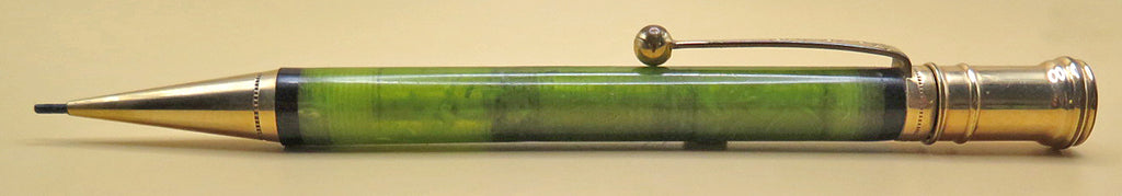 Parker Duofold Junior Flattop Pencil in Jade Green