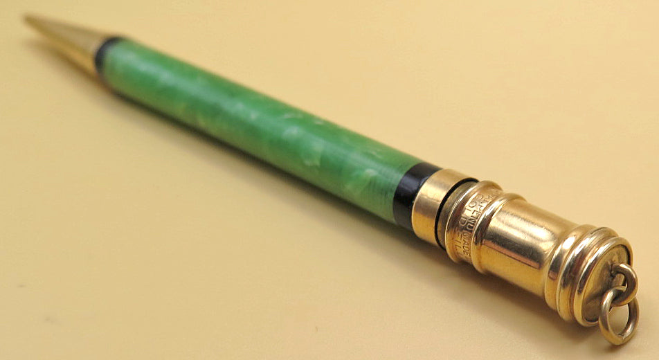 Parker Duofold Junior Ringtop Pencil in Jade Green