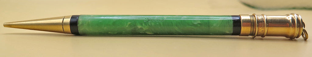 Parker Duofold Junior Ringtop Pencil in Jade Green