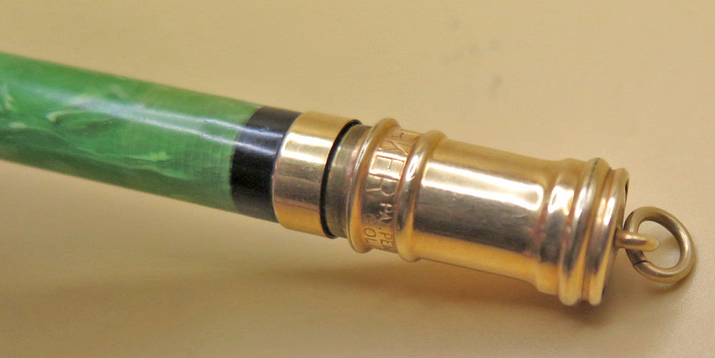 Parker Duofold Junior Ringtop Pencil in Jade Green